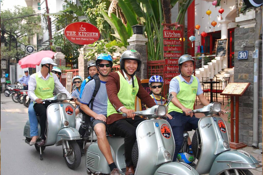 Vespa tour à Ho Chi Minh ville