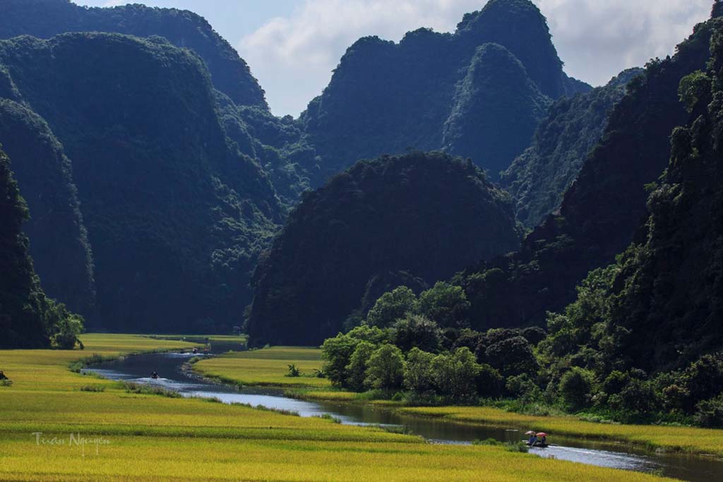 tam coc balade en barque de bambou